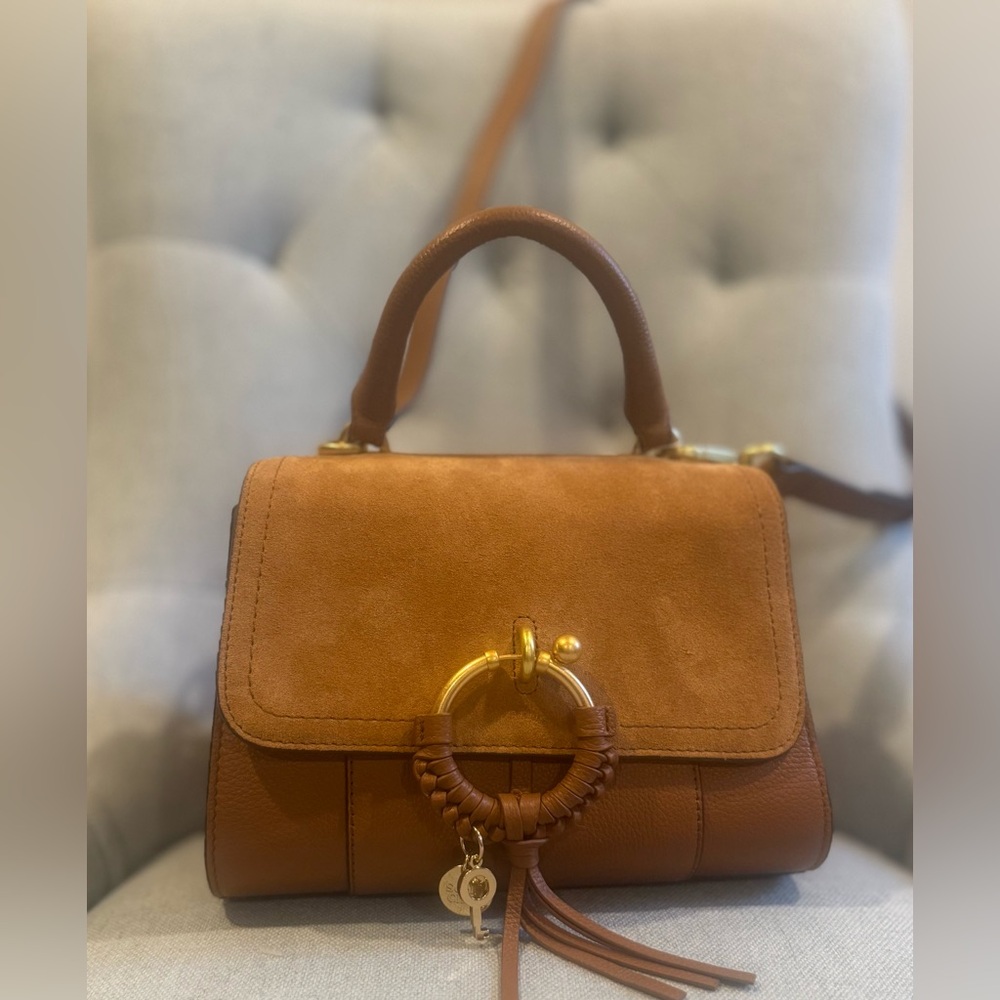 SOLD See by Chloe Joan Ladylike Bag with Top Handle and Detachable Strap, NWT